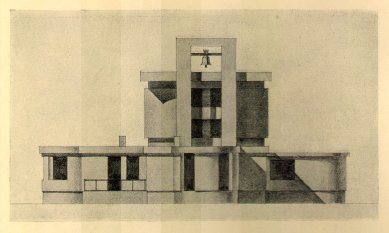 Městské krematorium v Nymburku - Zadní fasáda - foto: archiv redakce
