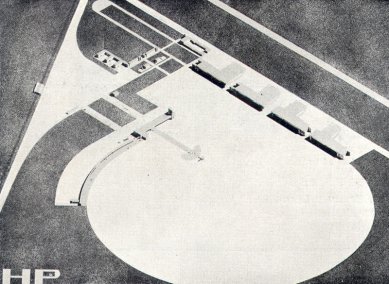 Soutěžní návrh letiště v Praze-Ruzyni - Axonometrie areálu - foto: archiv redakce