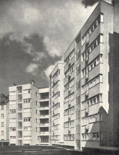 Domy Zemské banky - Skleněný palác - Pohled na dvorní fasádu - foto: archiv redakce