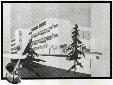 Městské lázně - Perspektivní pohled - foto: archiv redakce