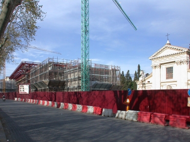 Museo dell'Ara Pacis - Fotografie z průběhu stavby - foto: © Petr Šmídek, 2005