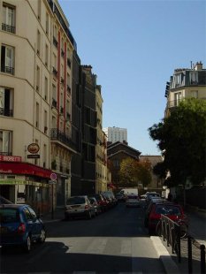 Obytný dům Rue des Suisses - foto: Adam Gebrian, 2005