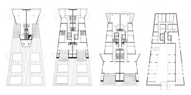 De Sfinxen - Půdorysy - foto: © Neutelings & Riedijk Architects