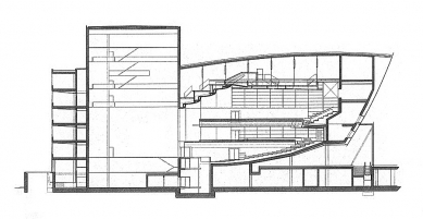 Festspielhaus - Podélný řez sálem - foto: © Klaus Kada, Aachen