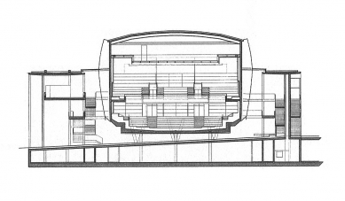 Festspielhaus - Příčný řez sálem - foto: © Klaus Kada, Aachen