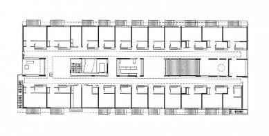Pečovatelský domov Kamillus - Půdorys patra - foto: © Gerhard Mitterberger