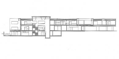 Pečovatelský domov Kamillus - Podélný řez - foto: © Gerhard Mitterberger