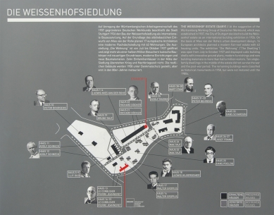 Weissenhofsiedlung - Mapa - foto: Petr Šmídek, 2011