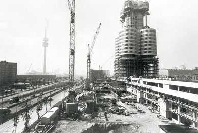 BMW Tower - Snímek z průběhu stavby. - foto: © BMW AG