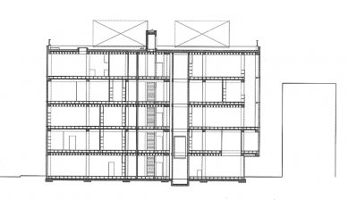 Idea Store Whitechapel - Řez - foto: © Adjaye Associates