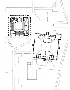 Exeter Library - Situace - foto: Louis I. Kahn