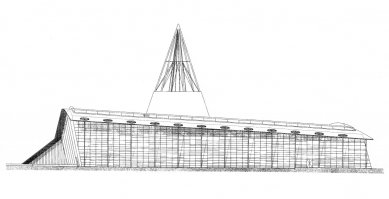 Centrální vědecká knihovna Technické univerzity v Delftu - Východní pohled - foto: © Mecanoo architecten