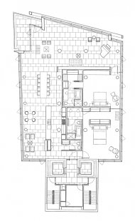 173/176 Perry Street - Dvoupokojový byt na 176 Perry Street - foto: © Richard Meier & Partners Architects