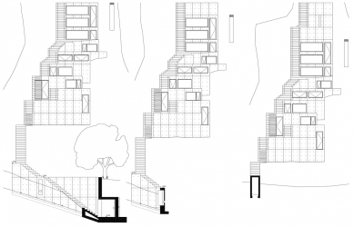 Casa Tóló - Čelní pohled - foto: © Álvaro Leite Siza Vieira, Architect