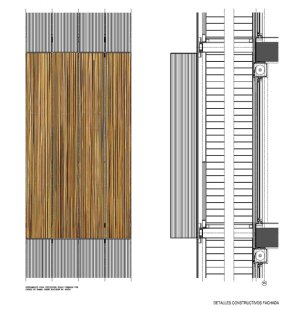 Carabanchel social housing - Detail fasády - foto: © FOA