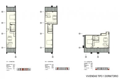 Carabanchel social housing - Jednopokojové byty - foto: © FOA