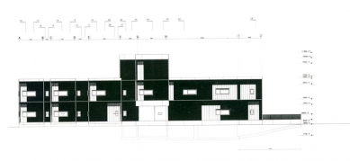 Policejní stanice v Boxtel - Západní pohled - foto: IR Wiel Arets Architect & Associates