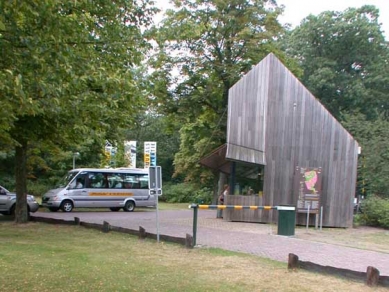 Kröller-Müller Museum - Dřevěná pokladna MVRDV - foto: Petr Šmídek, 2003