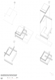 Dům Hemeroscopium - Konstrukční diagram domu - foto: © Ensamble Studio