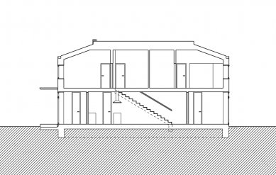 3 rodinné domy v Dobré Vodě u Českých Budějovic - Řez - foto: 4DS
