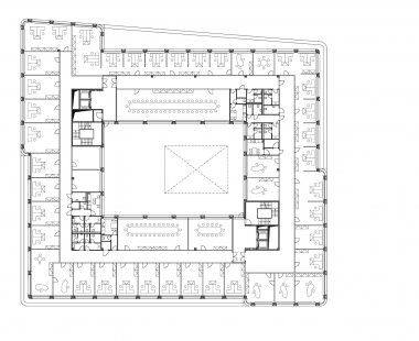 Palác Zdar - Půdorys 3.np