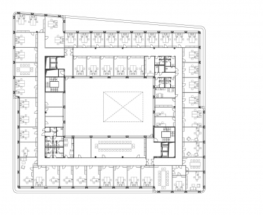 Palác Zdar - Půdorys 4.np