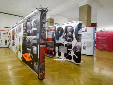 Instalace výstavy Žižkov 20 - foto: Filip Šlapal