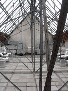 Rekonstrukce Domu umění města Brna - Původní skleněná střecha - foto: archiv autorů