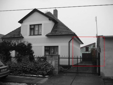 Rekonstrukce a dostavba rodinného domu ve Spomyšli - Původní stav - foto: archiv m4 architekti