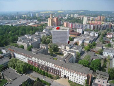Centrum chirurgických oborů a operačních sálů Městské nemocnice - Vizualizace - foto: MgA. Radomír Otýpka
