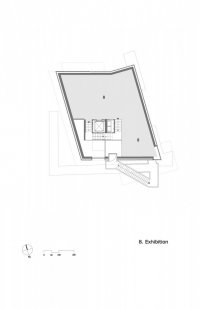 Knut Hamsun Center - Půdorys 3.np - foto: Steven Holl Architects