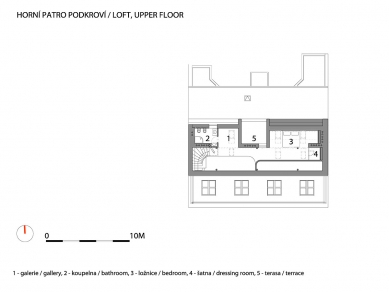 Zaoblený loft - Patro