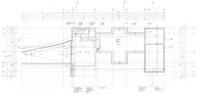 Vila Geurten - Půdorys suterénu - foto: IR Wiel Arets Architect & Associates