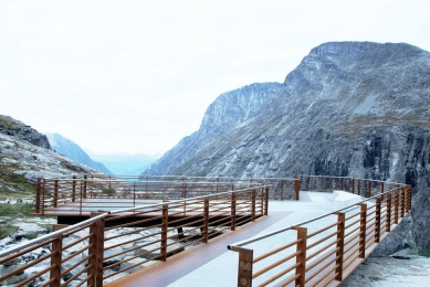 Trollstigen - projekt národní turistické cesty - foto: Reiulf Ramstad Arkitekter