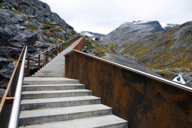 Trollstigen - projekt národní turistické cesty - foto: Reiulf Ramstad Arkitekter