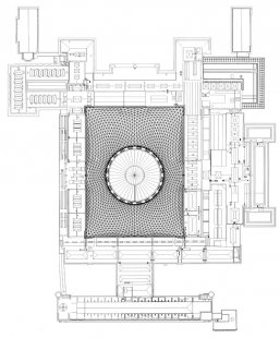 Queen Elizabeth ll Great Court, British Museum - Výkres střech - foto: Foster and Partners
