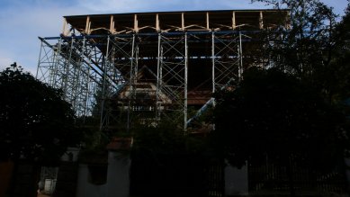 Obnova Jurkovičovy vily  - Ochranné zastřešení - foto: Studio Toast & Transat