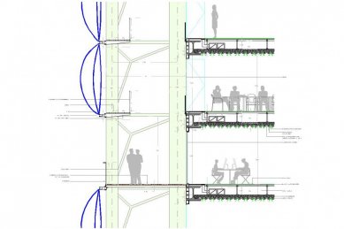Media-TIC - Detail fasády - foto: Cloud 9