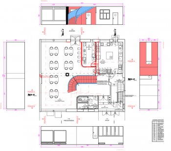 Rekonstrukce kavárny Era - Půdorys 1.np - foto: VELEK, VELKOVÁ, VELEK ARCHITEKTI