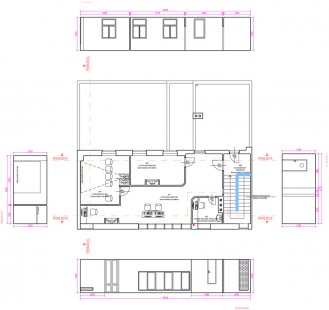 Rekonstrukce kavárny Era - Půdorys 3.np - foto: VELEK, VELKOVÁ, VELEK ARCHITEKTI