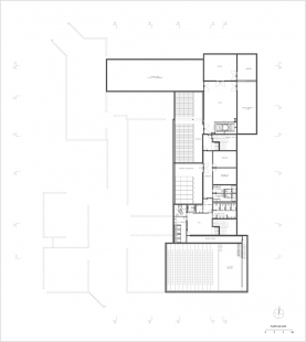 Muzeum Pauly Rêgo - Půdorys suterénu - foto: Souto Moura - Arquitectos S.A.