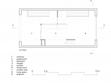 S-house - Půdorys 2NP