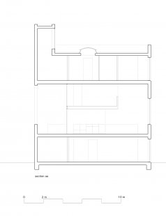 S-house - Řez podélný