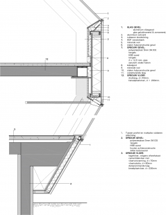 GA terminál Schiphol - Detail