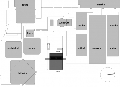 Elicium RAI - Situace - foto: Benthem Crouwel Architekten