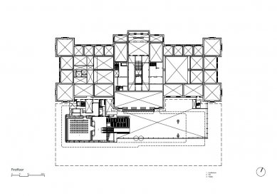 Nové muzeum Stedelijk - Půdorys 1.np - foto: Benthem Crouwel Architects 