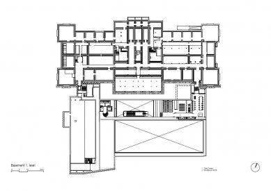 Nové muzeum Stedelijk - Půdorys 1.pp - foto: Benthem Crouwel Architects 