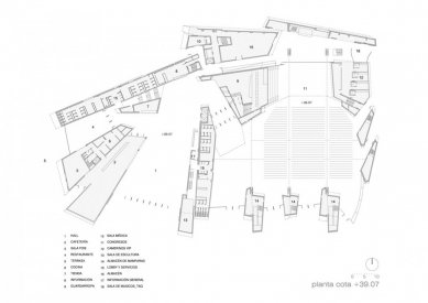 Magma Arts and Congress Center - Půdorys přízemí - foto: AMP arquitectos