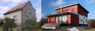 Rekonstrukce rodinného domu v Děhylově - Stav před a po rekonstrukci - foto: WMA architects