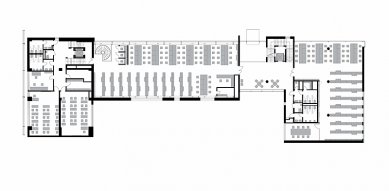 Informační centrum Přírodovědecké fakulty  - Půdorys 2NP